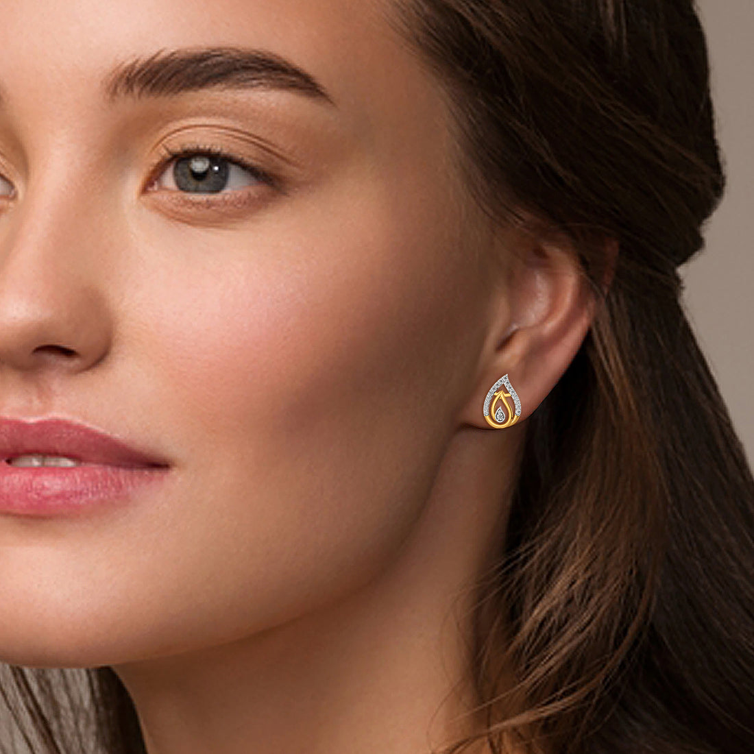 Heartz Drop Diamond Earrings