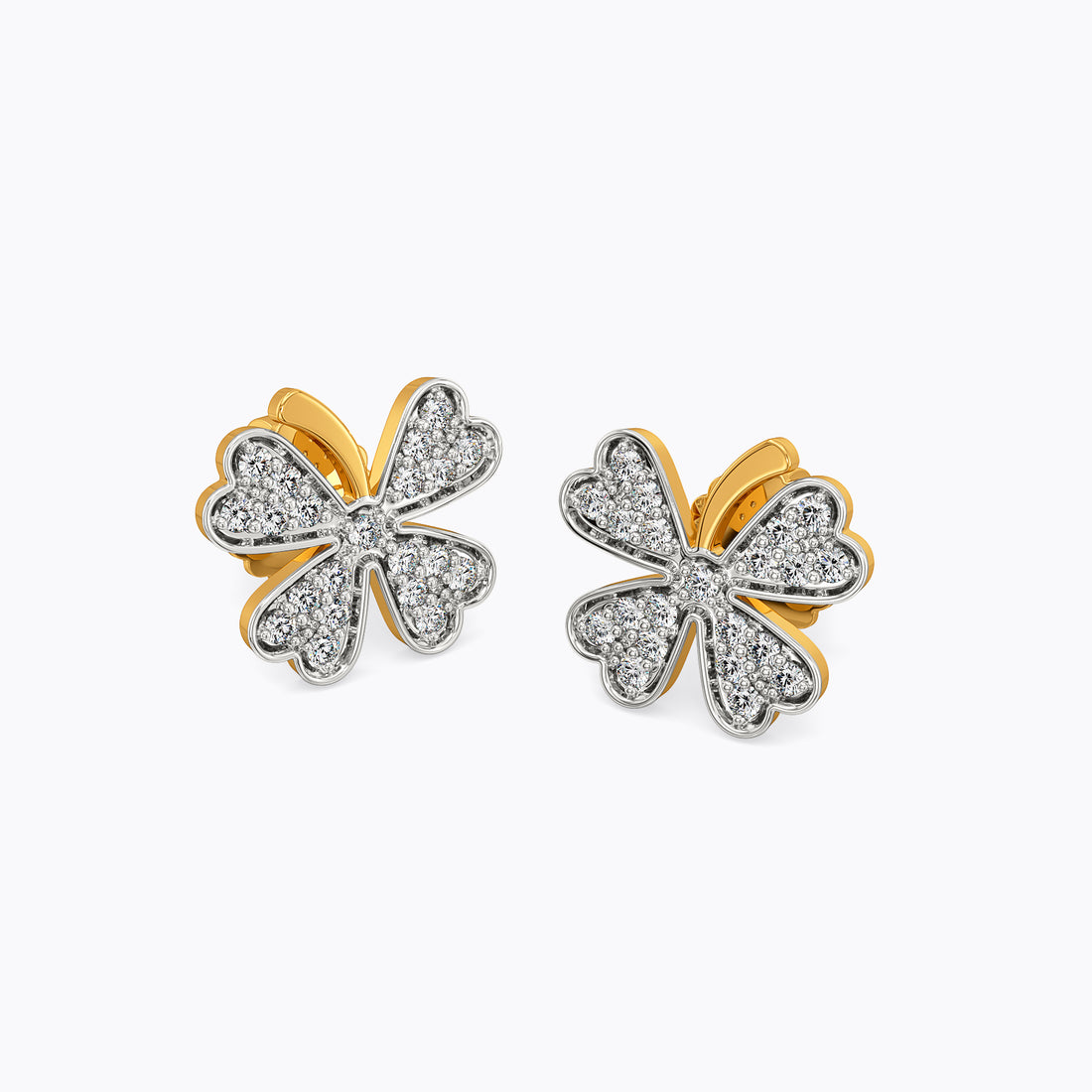 Jas-e-mine Diamond Stud Earrings