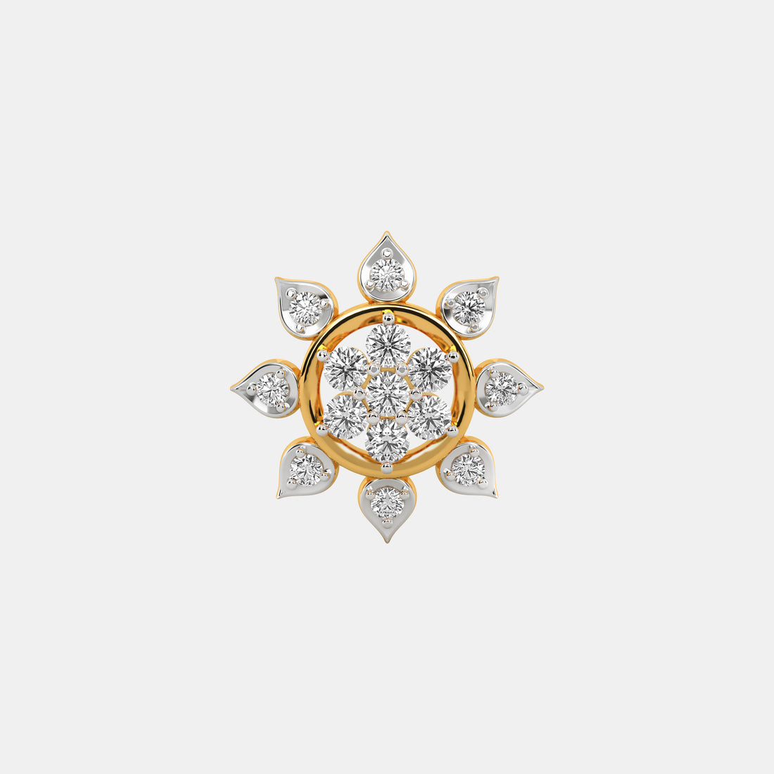 Mandala Diamond Studs