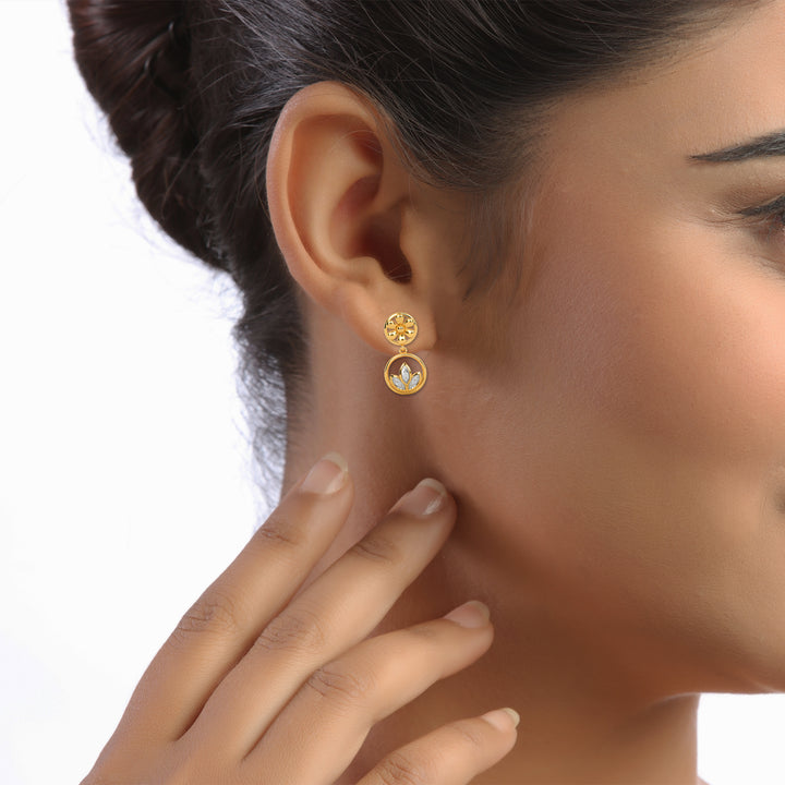 Parizah Diamond Drop Earrings