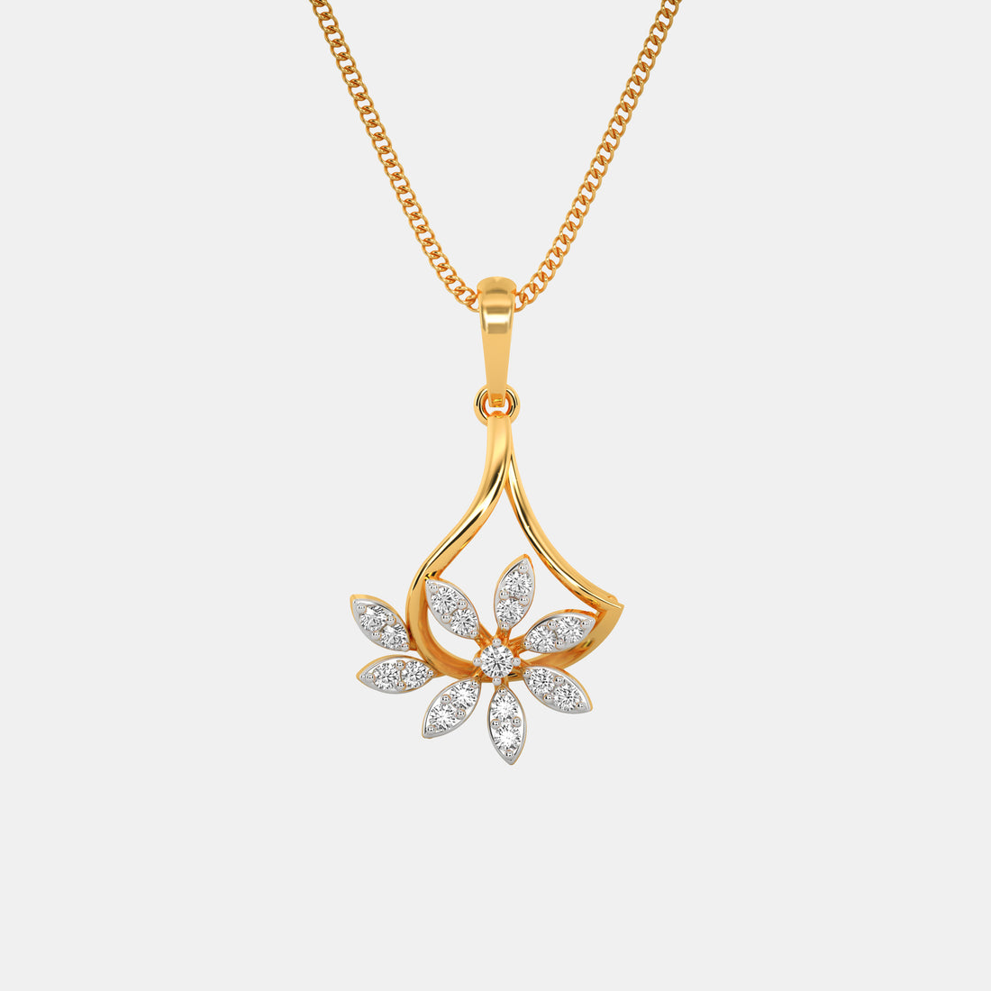 Phool Diamond Pendant