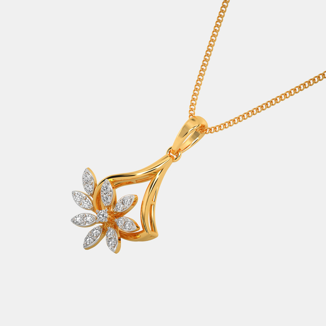 Phool Diamond Pendant