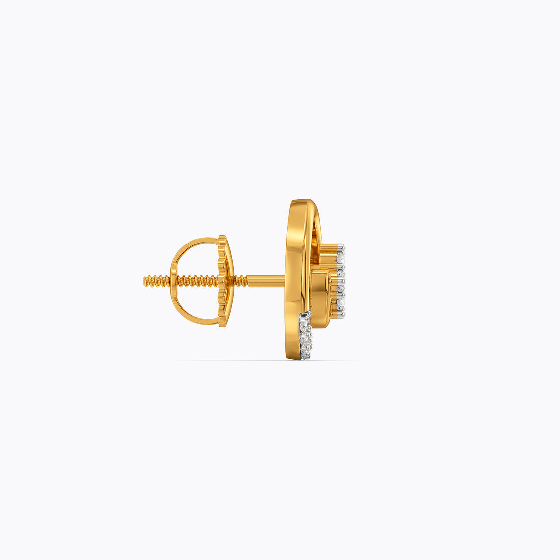 Spi-o-round Diamond Stud Earrings