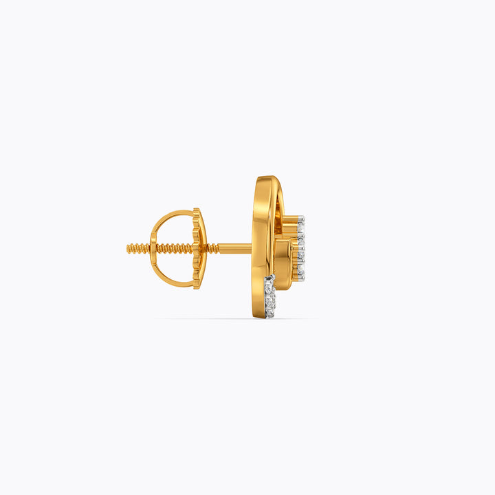 Spi-o-round Diamond Stud Earrings