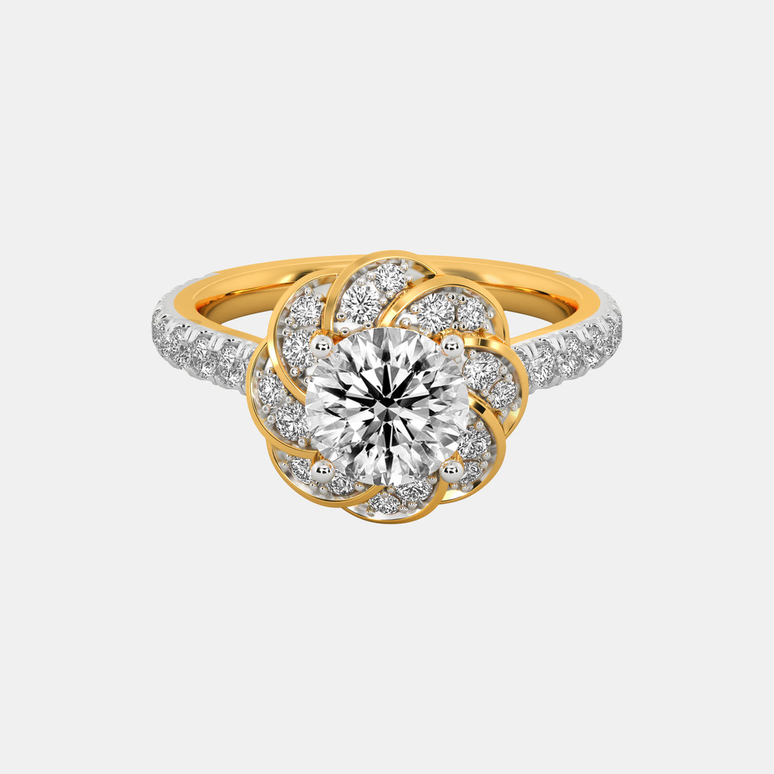 Stardust Cluster Diamond Ring
