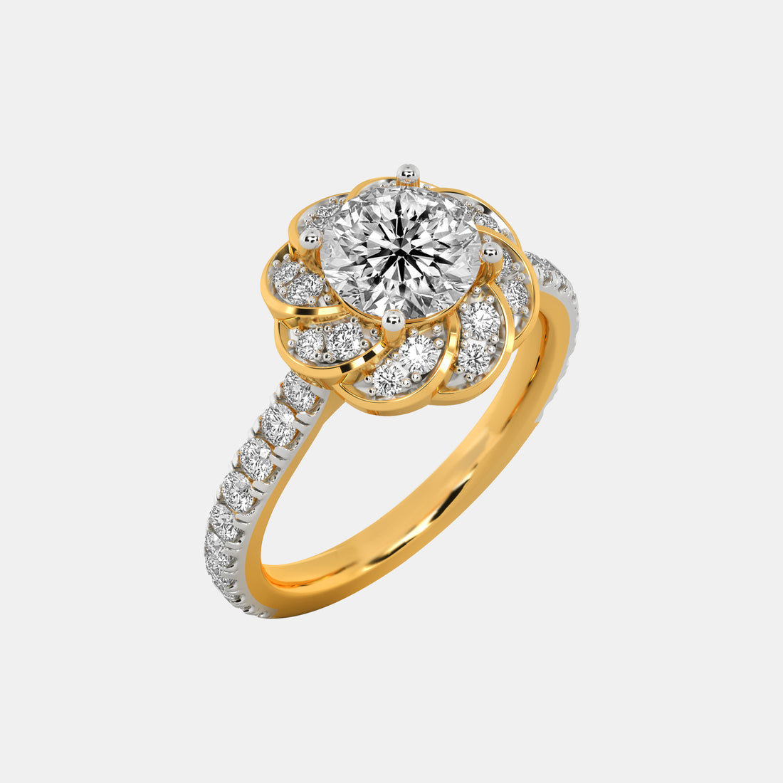 Stardust Cluster Diamond Ring