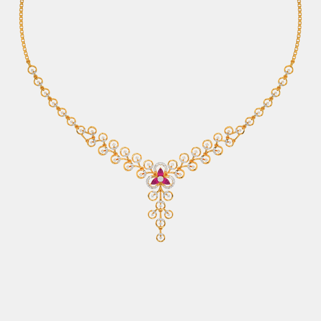 Tiara Diamond Necklace