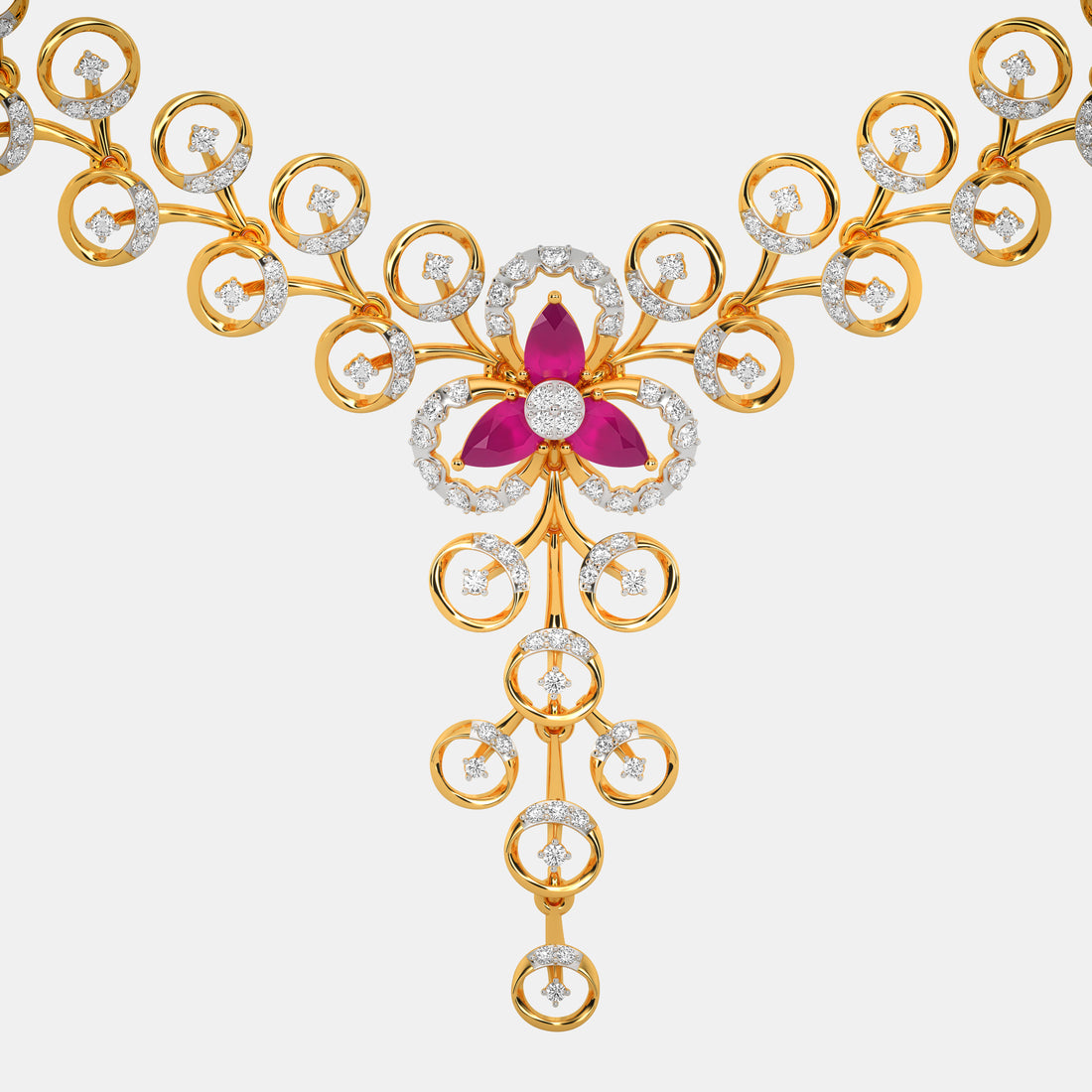 Tiara Diamond Necklace