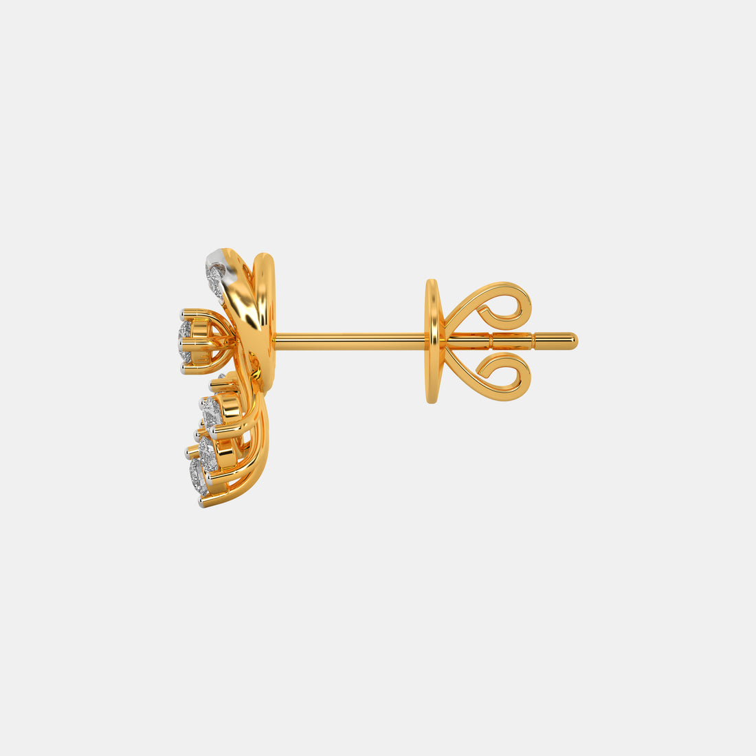 Yhalo Diamond Stud Earrings